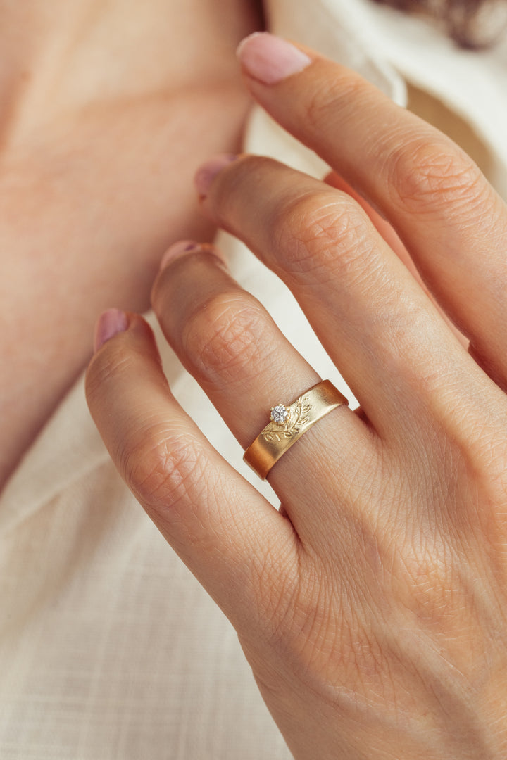 טבעת חיטה לאישה