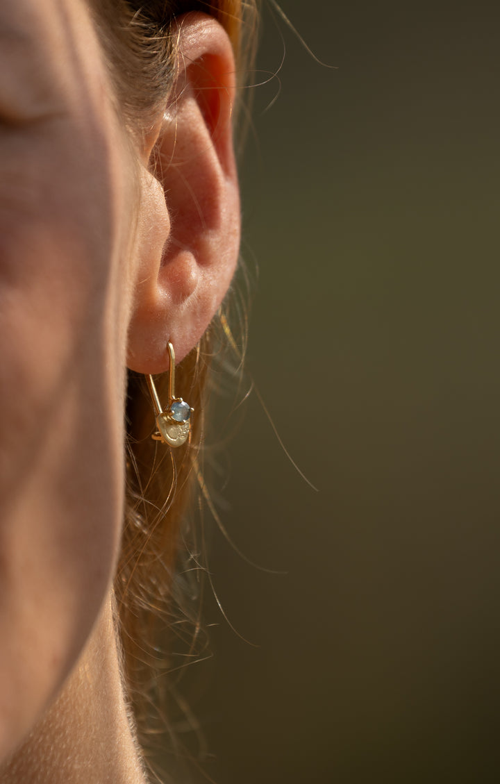 עגילי זהב ים השיבולים