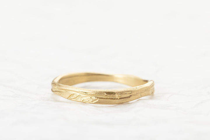 14k Solid White Gold Wedding Bands His and Hers, Matching Wedding Rings, Floral Band, Olive Leaves Ring for Women and Men