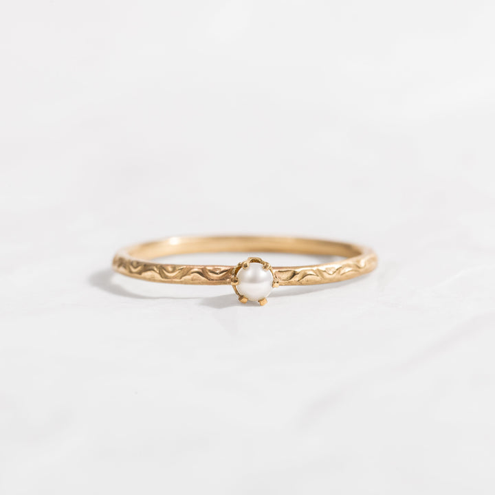 14k Solid Gold Thin Wedding Ring, Engagement Ring, Wedding Ring, Gold Engraved Ring, Handmade