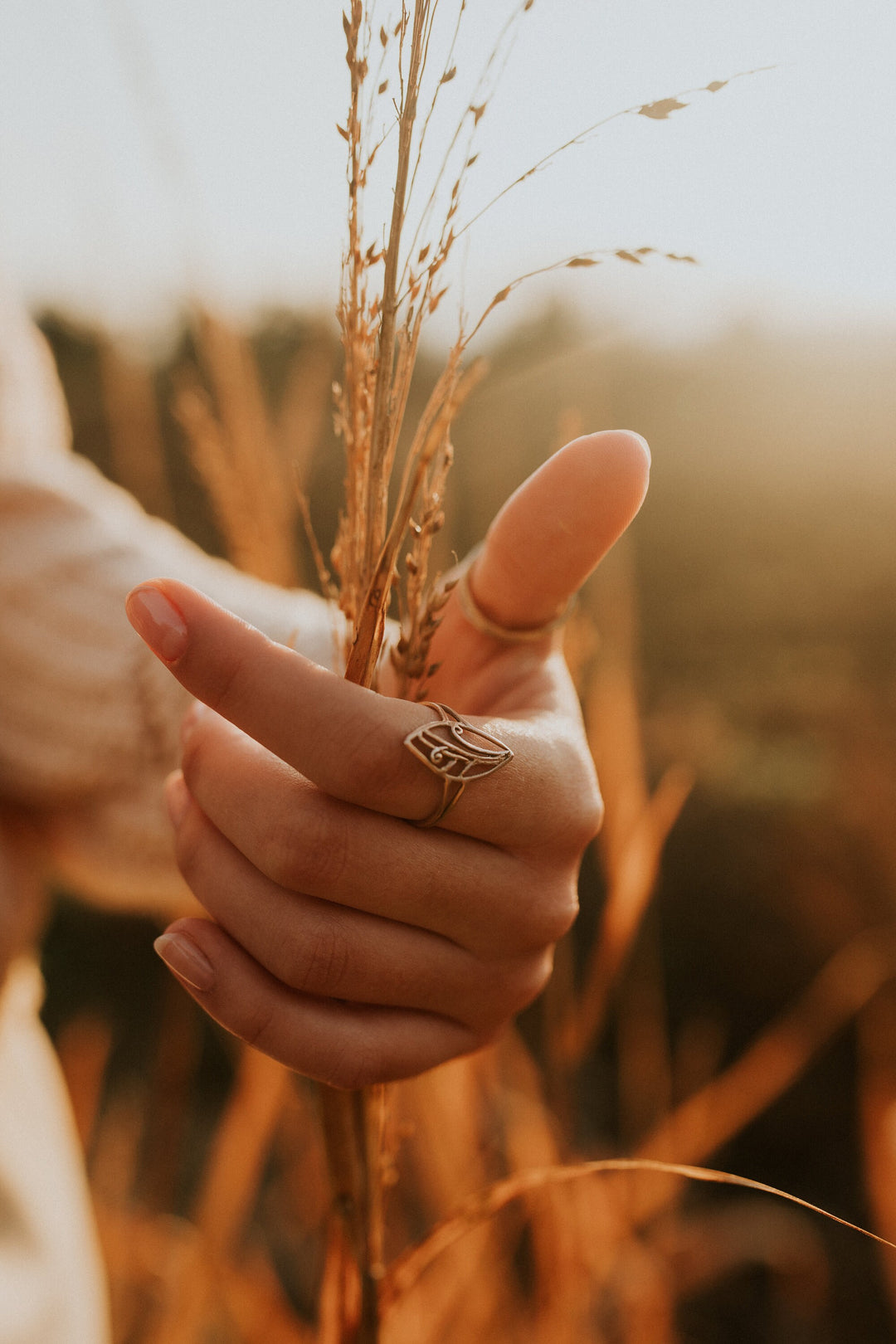 Nature-Inspired 14/18 Karat Solid Rose Gold Sculptured Branch Ring | Fine Gold Statement Ring | Women's Artistic and Romantic Large Rings