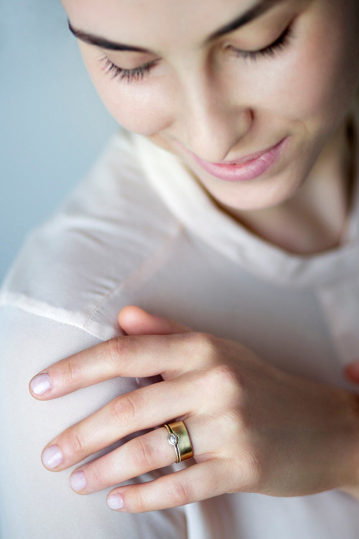 Dainty Marquise Diamond Ring, Handmade 14K Solid Gold Ring, Classic Engagement Ring, Gold Solitaire Ring, Gift For Her, Romantic Jewelry